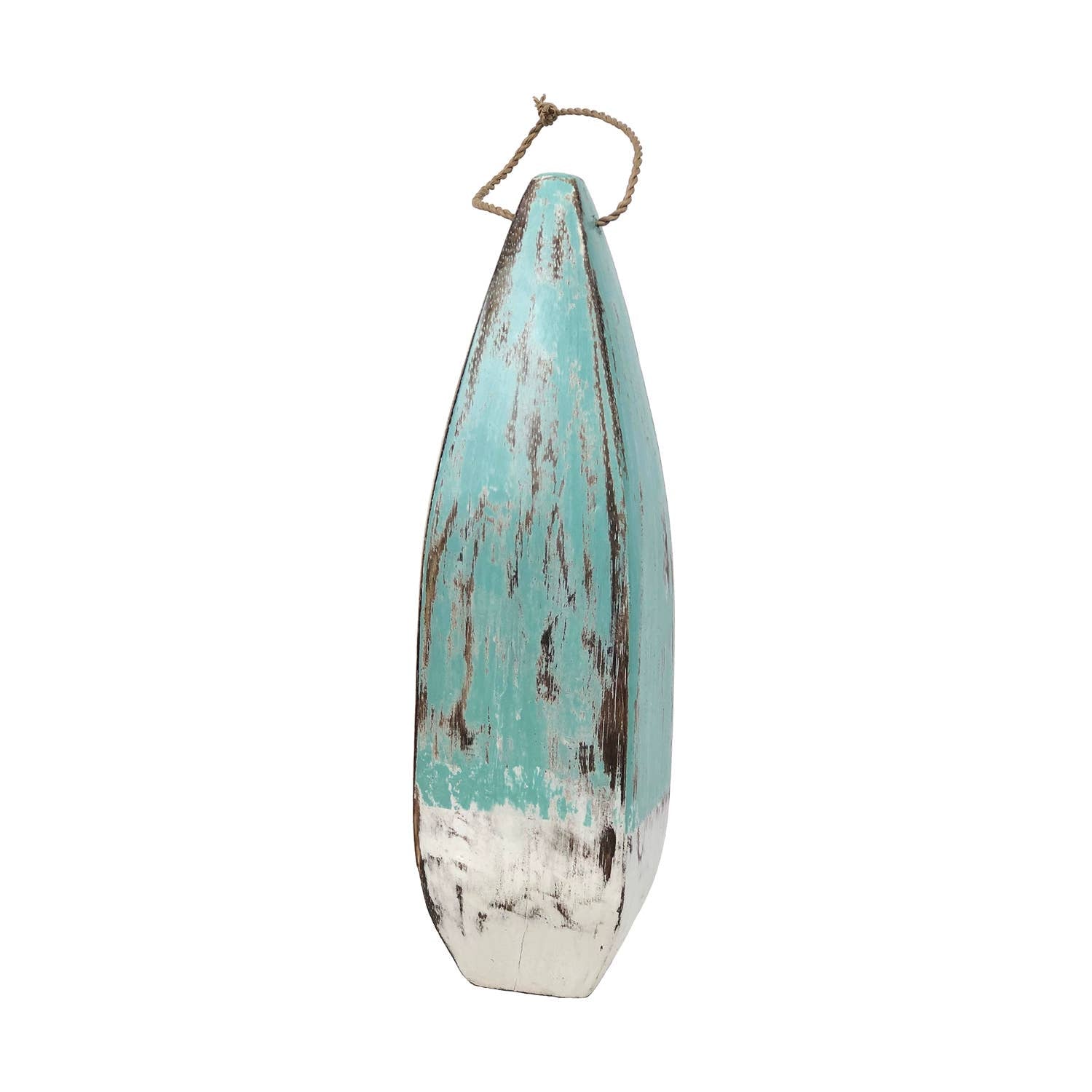 Turquoise & White Buoy
