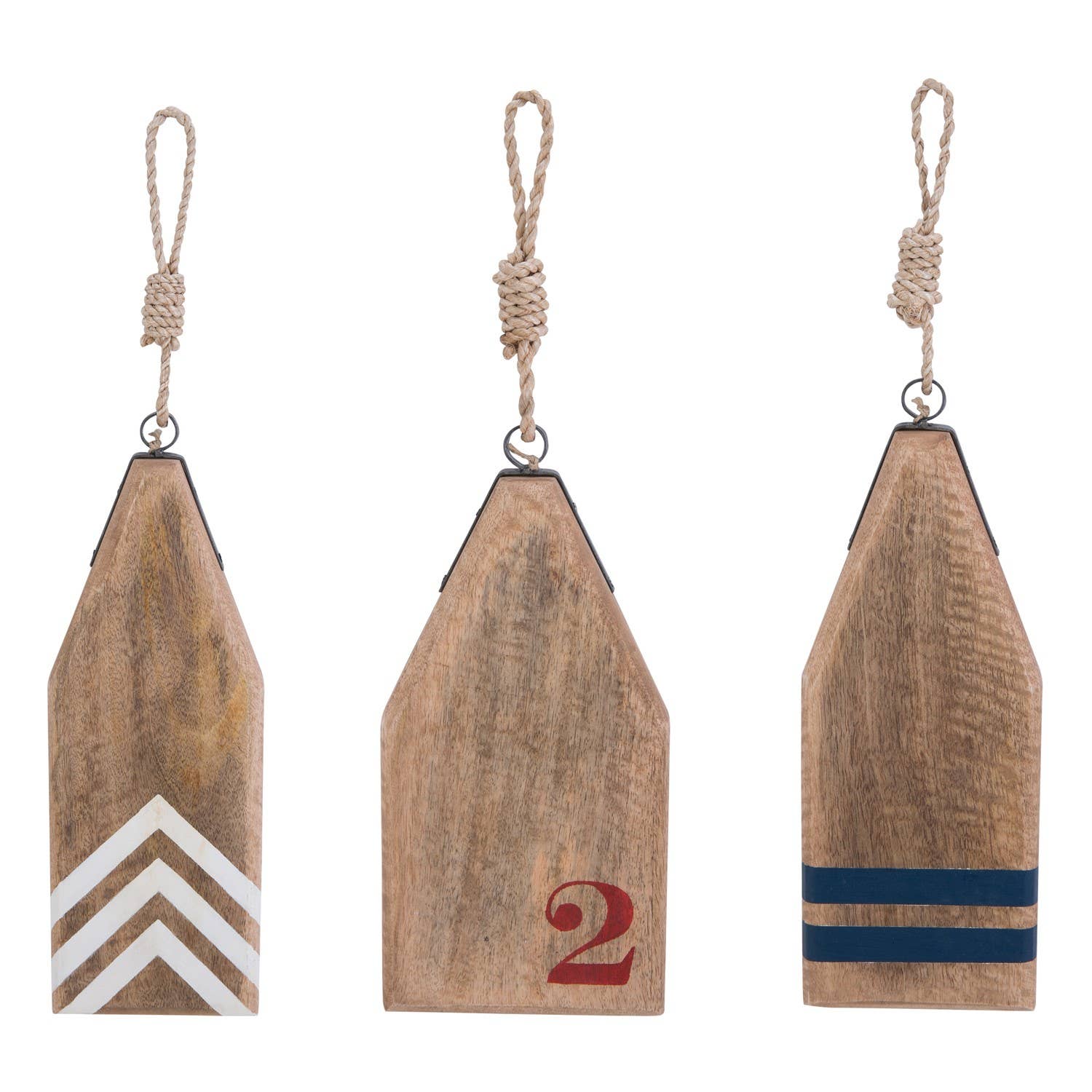 Wood Buoy Trio