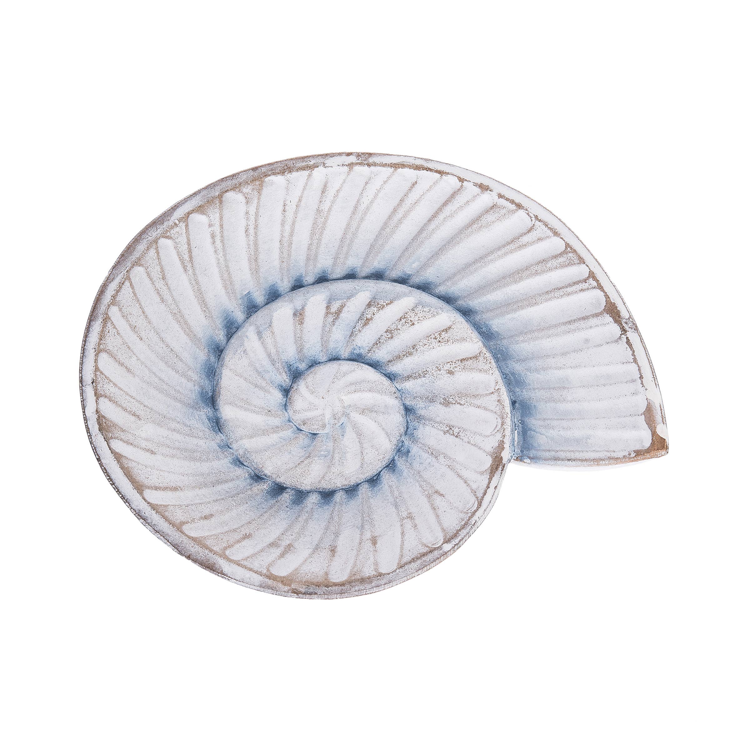 Blue Ombre Spiral Shell